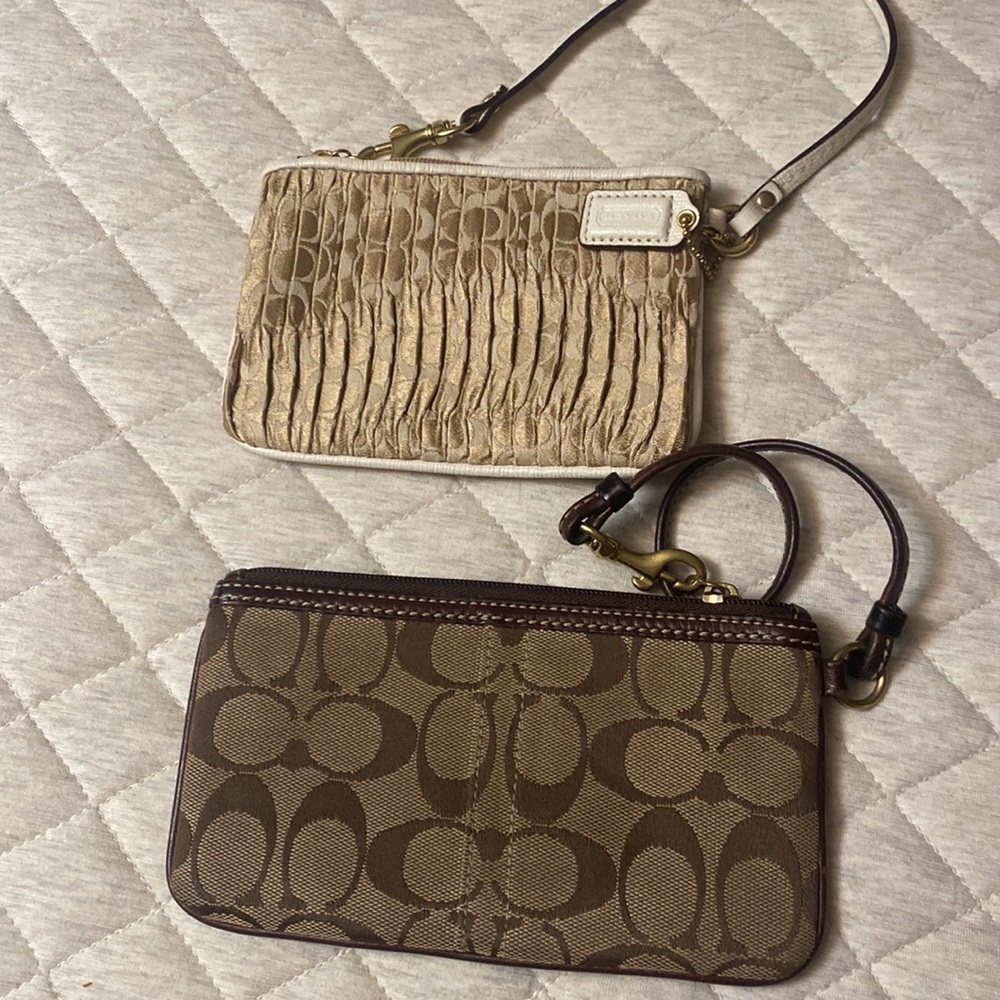 Two coach wristlets - Picture 2 of 2